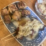 イザカヤ マルコのガレージ - むねわさび、レバネギ塩