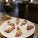 赤丸ヂンギス - 生ラムのねぎ塩焼き