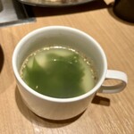 松尾ジンギスカン - セルフランチワカメスープ