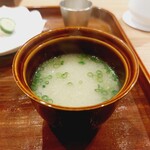 料理や まつもとけんじ - なめ茸たっぷりのみそ汁