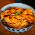 らーめん専門 和海 - ふわ玉丼の小、小さなお茶碗一杯分