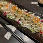 ござる - 料理写真:本日のカルパッチョ(真鯛)