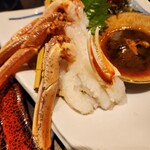 酒場 いっこまっこ - かに刺し  とても美味しい