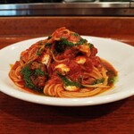 一軒家イタリアン ELSA - モッツアレラと茄子1078円