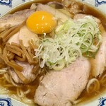 中華そば 共楽 - チャーシューワンタンメンたまご