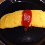 TAOYA - 朝ご飯のライヴキッチンでの梅オムレツ