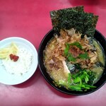 ラーメン 杉田家 千葉祐光店 - ラーメン並900円＋和風トッピング130円＋小ライス140円