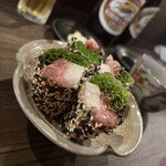 賽ノ目 - ネギトロ山芋海苔巻