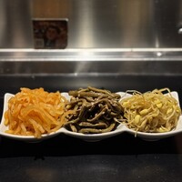 赤身焼肉 かるびあーの 新橋店 - ナムル盛合せ