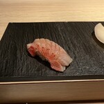 鮨 泉水 - 金目鯛炙り
