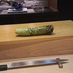 鮨 泉水 - わさびと包丁　素晴らしいの一言！
