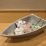 貴山 - 鱧　焼き霜造りと落とし