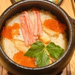 コドマ - ズワイガニと鮭ハラスいくら土鍋ご飯
