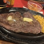 ビリー・ザ・キッド - 料理写真:キッド　レア　鉄板あつあつあつあつ