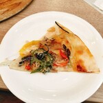 猿座カフェ - きのこピッツァ