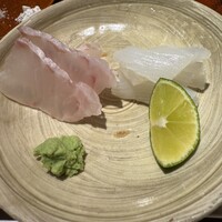 天ぷら たなか - クエとスミイカ