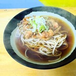 六文そば 人形町店  - いかげそそば¥350