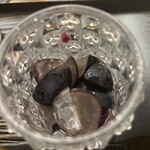 鮨 さえ喜 - 長野パープルのシャーベット