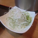 ふかがわ らぁめん道場 極 - トッピングのネギ