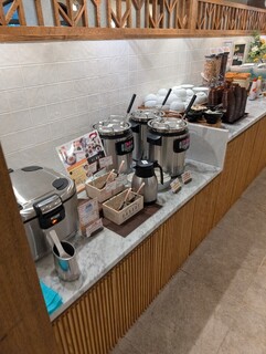 ルシアン - ご飯コーナーだし茶漬けも楽しめます