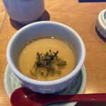 海の見えるカウンター寿司 鮨屋台 - 茶碗蒸し　　とりの出汁たっぷり