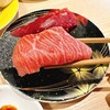 まぐろや石亭 - 大間のトロのアップです。まるで牛のサシ肉ですね