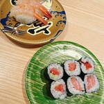 まぐろや石亭 - 甘エビ、中トロ鉄火です。