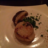 麻布十番 鉄板焼 楼漫亭 - 焼き椎茸とホタテ