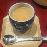 1000 - 鶏つくねの茶碗蒸し利平栗のすり流し♡