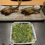 おたぎ - 子持ち鮎、木の芽酢