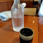 とんかつ ばんぶー - 飲用水　美味しかった