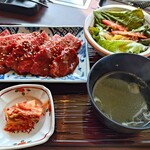 牛兵衛 - 和牛カルビ＆牛ハラミ焼肉ランチ　１８０ｇ