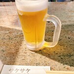サケサケ - 生ビール