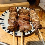 串屋横丁 浅草橋一号店 - ハラミ→タン→ハツモト