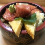 すし処 若 - 本鮪トロ漬け丼。別角度②