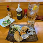 はな花 - 手羽先の塩焼