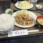 かつぎや - 料理写真:生姜焼き　ライスは中盛