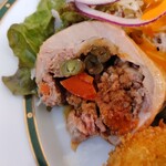 京町クロケットファミリー - 野菜とウインナーの鶏肉巻き