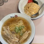 新潟ラーメン なみ福 浅草店 - ラーチャンセット1350円
