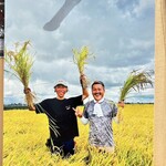 新潟ラーメン なみ福 - 難波氏が育てた米で作った半炒飯