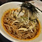 蕎麦とラー油 - 