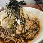 蕎麦とラー油 - 