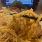 純米味噌らーめん みそら堂 - 太いちぢれ麺　ワシワシ麺そっくり⭕️