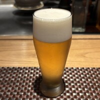 青山牛彩 - 生ビール　1000円