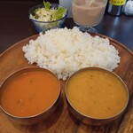Govinda Curry Bar - マトンとレンズ豆カレーランチ