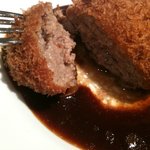 レストラン香味屋 - メンチカツ（小）