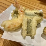 しんのすけ - 穴子天、車海老天、いわし天