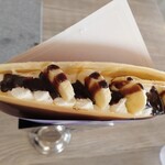 あおの木 - バナナチョコ生クリーム