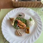 オステリアガウダンテ - 前菜盛り合わせ