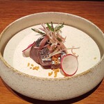 ステーキハウス ミディアムレア - 鰹の藁焼き